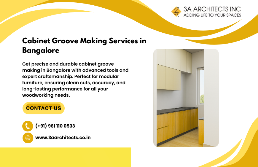 Cabinet Groove Making In Bangalore