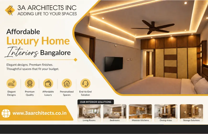 Affordable Luxury Home Interiors Bangalore