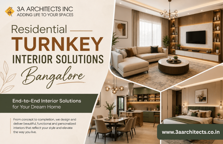 Residential Turnkey Interior Solutions Bangalore