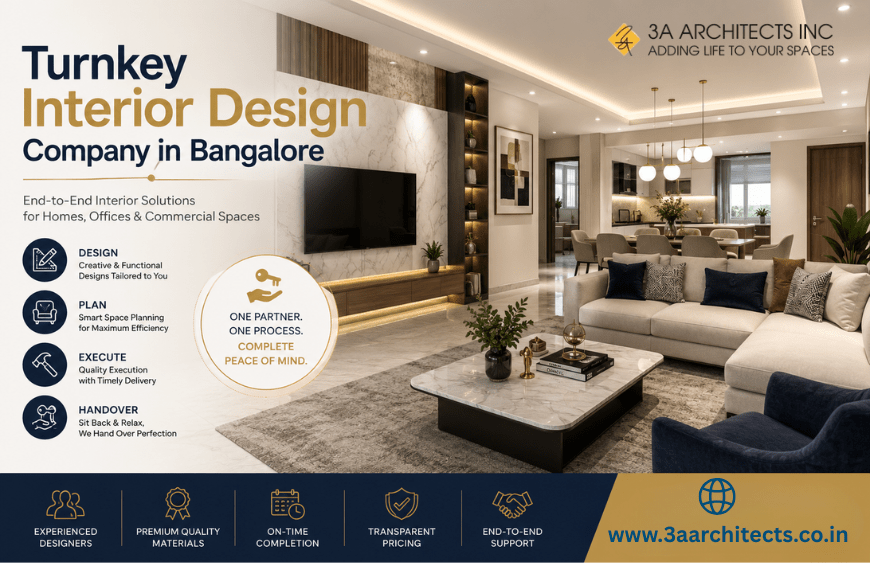 Turnkey Interior Design Company in Bangalore